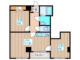 第２丸亀ビルコーポラス丸亀の物件間取画像